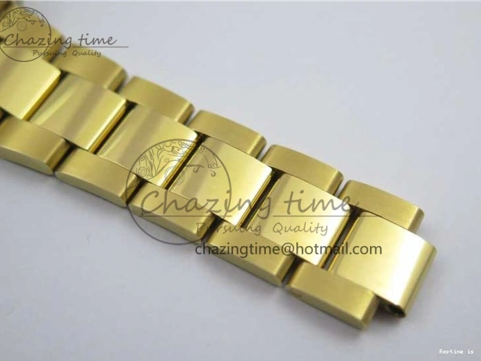 0109 Daytona 116589RBOW YG Rainbow Crystal BLF Best Edition Black Dial on YG Bracelet A SmoothTexture 3175